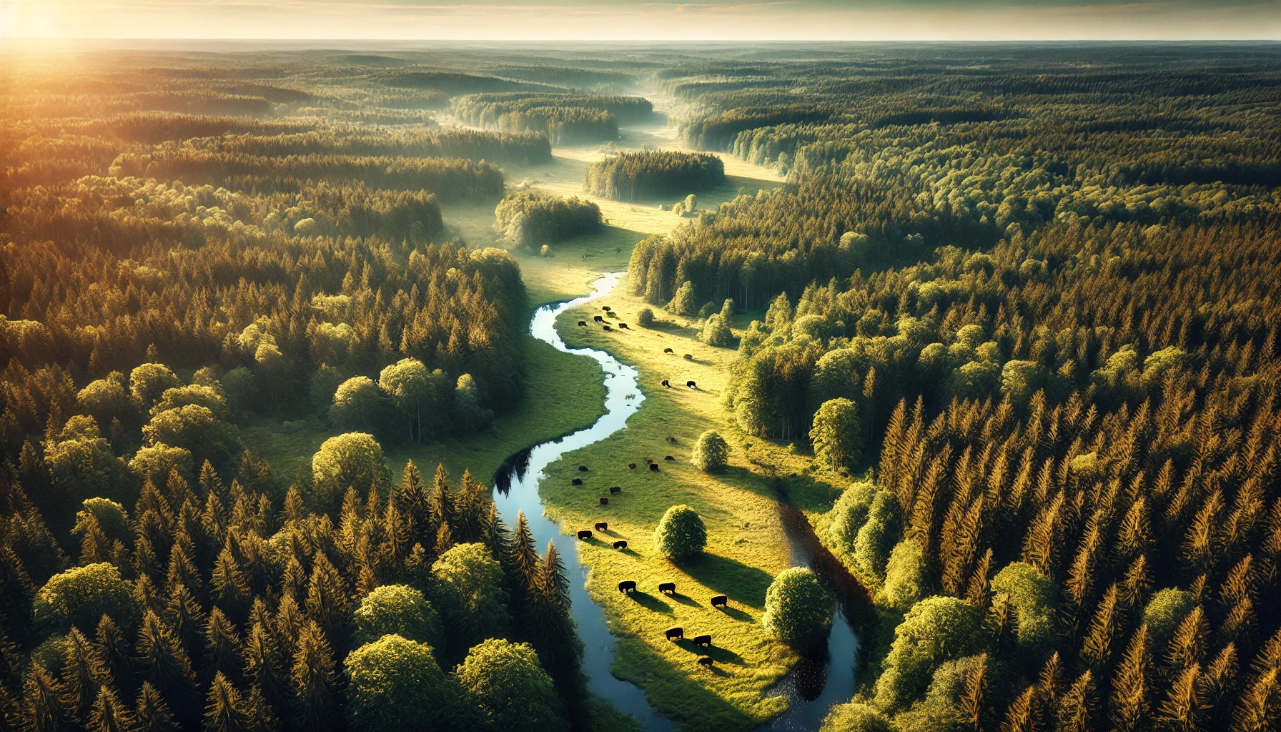 Białowieski Park Narodowy - centralna część Puszczy Białowieskiej, województwo podlaskie